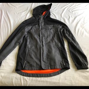 champion grey kids rain coat